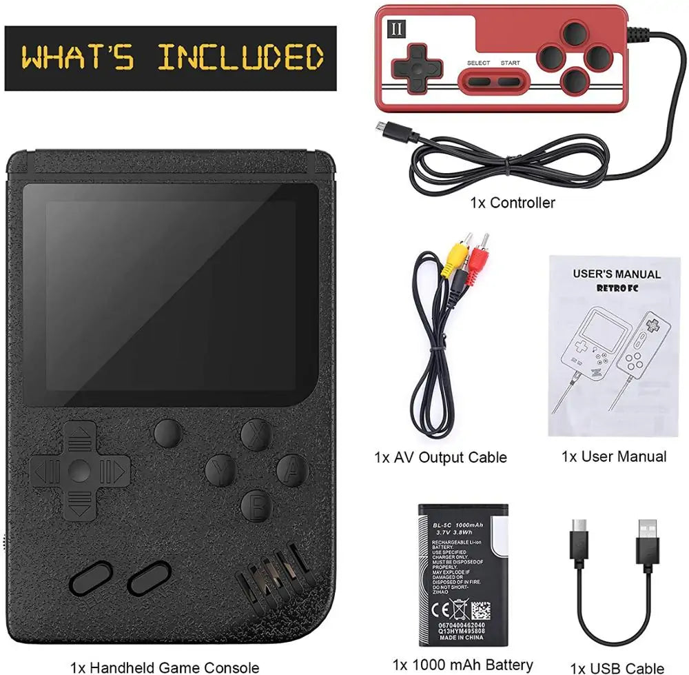 Portable Retro Handheld Game Console