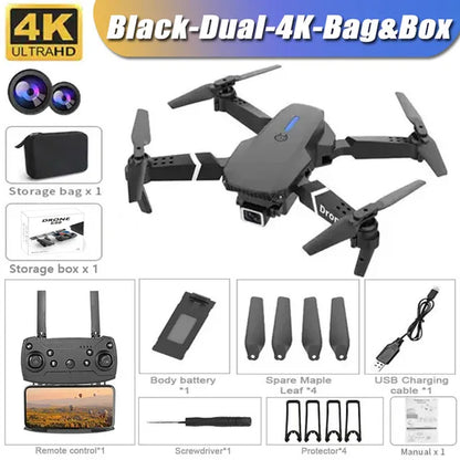 E88Pro RC Drone 4K Professinal With 1080P