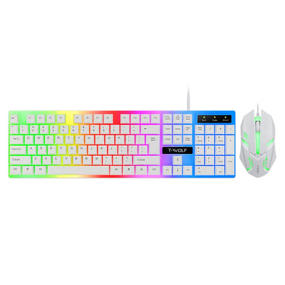 Rainbow Backlit Wired Gaming Keyboar