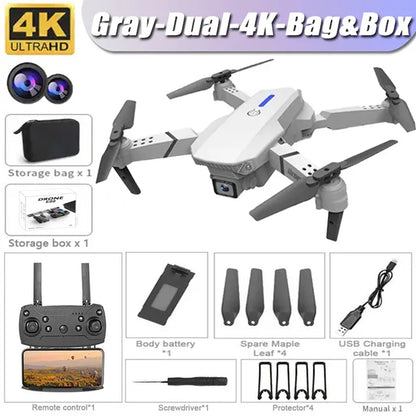 E88Pro RC Drone 4K Professinal With 1080P