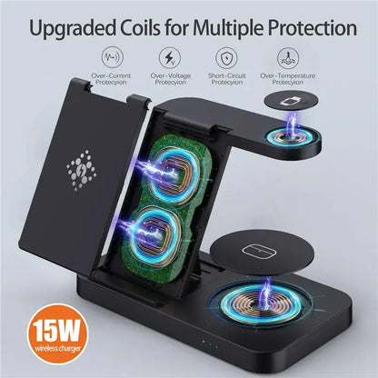 Wireless Charger Stand 4 In 1